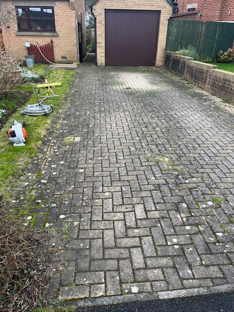 block-paved-driveway-before-pressure-washing